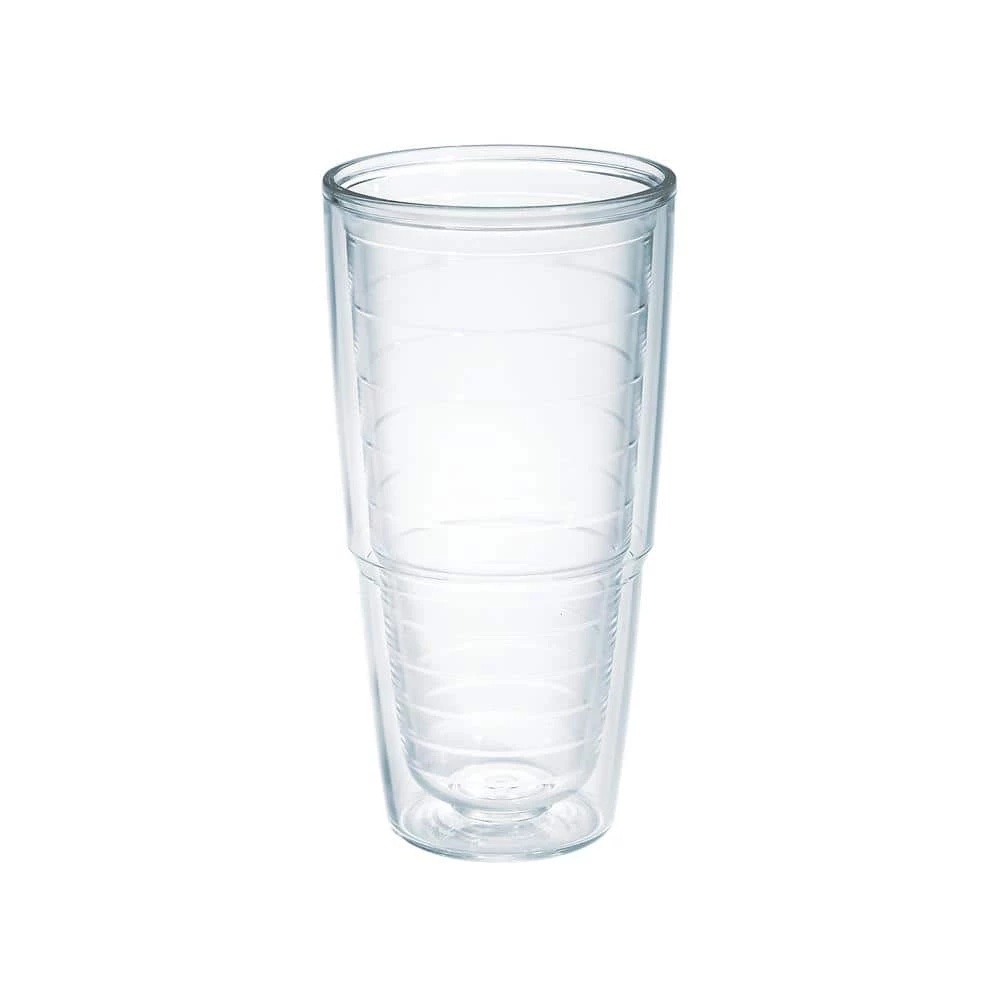 Clear 24 oz. 2-Pack Plastic Double Walled Insulated Tumbler No Lid by Tervis 2 Clear 24 oz. 2-Pack Plastic Double Walled Insulated Tumbler No Lid by Tervis - Image 2