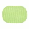 Fishnet 17 in. x 12 in. Lime Green PVC Covered Jute Oval Placemat (Set of 6) by Kraftware
