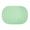 Fishnet 17 in. x 12 in. Green Ash PVC Covered Jute Oval Placemat (Set of 6) by Kraftware