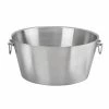 19 in. Insulated Stainless Steel Party Tub by Kraftware