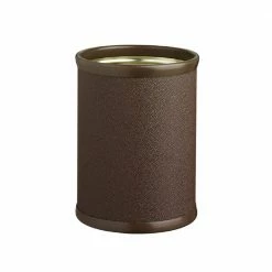 Cosmopolitan 13 Qt. Mocha Oval Waste Basket by Kraftware