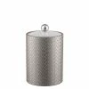 San Remo Silver 2 Qt. Tall Ice Bucket with Lucite Lid by Kraftware