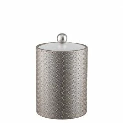 San Remo Silver 2 Qt. Tall Ice Bucket with Lucite Lid by Kraftware