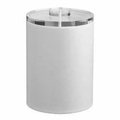 Kraftware Sales Store 7 Contempo 2 Qt. White Tall Ice Bucket with Thick Lucite Lid by Kraftware