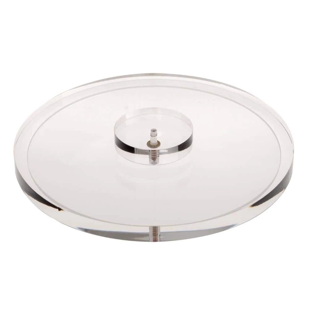 Contempo 2 Qt. White Tall Ice Bucket with Thick Lucite Lid by Kraftware 2 Contempo 2 Qt. White Tall Ice Bucket with Thick Lucite Lid by Kraftware - Image 2