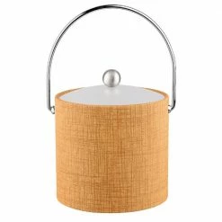 Muse Tuscan Hills 3 Qt. Ice Bucket with Acrylic Lid, Bale Handle by Kraftware