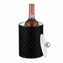 2 Qt. Nova Ebonite Tall Ice Bucket with Acrylic Lid by Kraftware