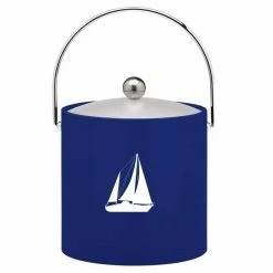 Kasualware Sailboat 3 Qt. Ice Bucket in Blue by Kraftware