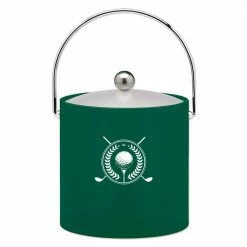 Kasualware Golf 3 Qt. Ice Bucket in Green by Kraftware