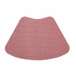 Fishnet 19 in. x 13 in. Brick PVC Covered Jute Wedge Placemat (Set of 6) by Kraftware