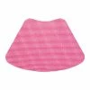 Fishnet 19 in. x 13 in. Pink Yarrow PVC Covered Jute Wedge Placemat (Set of 6) by Kraftware