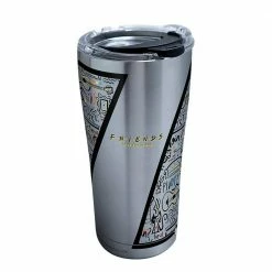 Kraftware Sales Store 34 WB Friends Pattern 20 oz. Stainless Steel Tumbler with Lid by Tervis