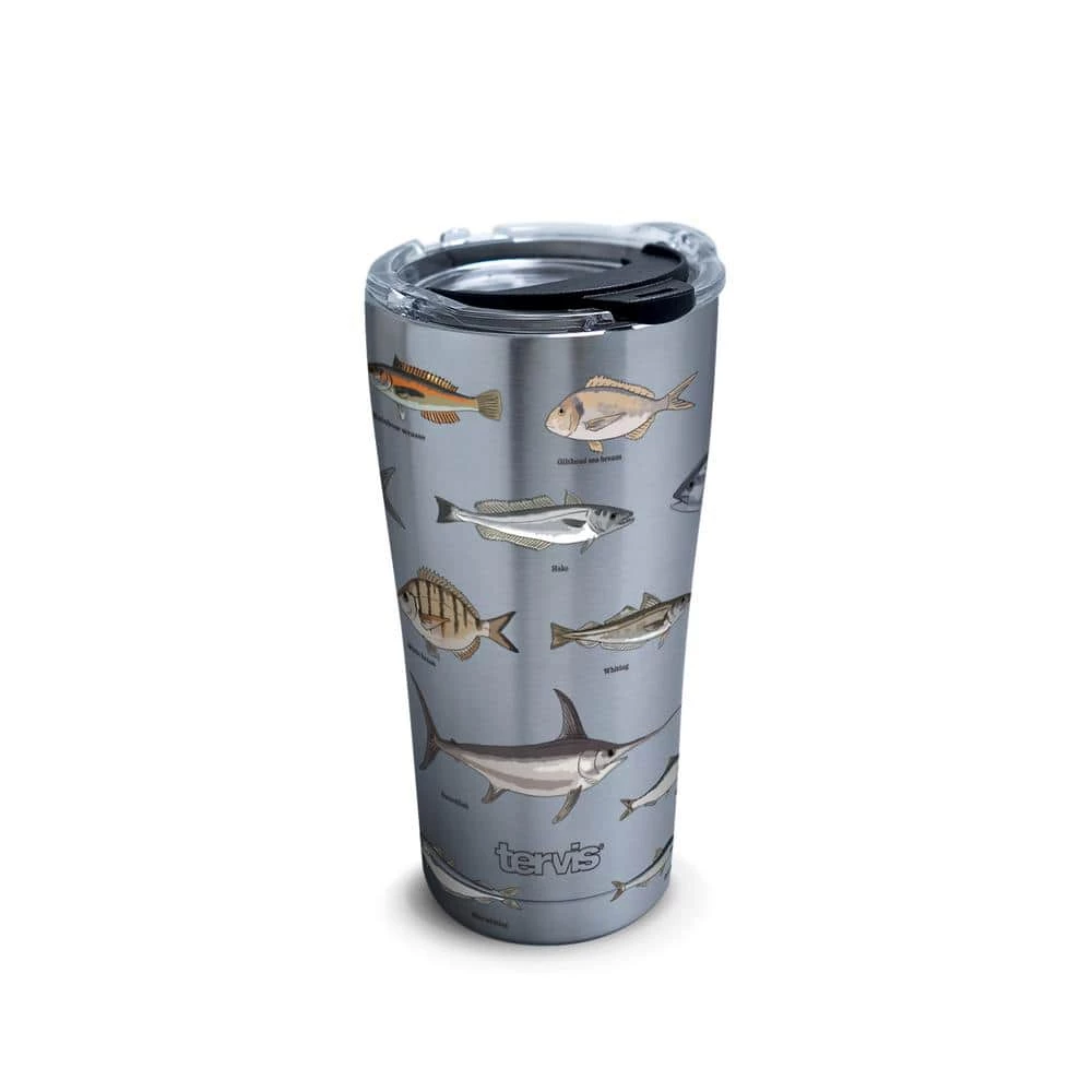 Saltwater Fish 20 oz. Stainless Steel Tumbler with Lid by Tervis 1 Saltwater Fish 20 oz. Stainless Steel Tumbler with Lid by Tervis