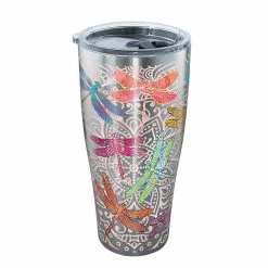 Dragonfly Mandala 30 oz. Stainless Steel Tumbler with Lid by Tervis