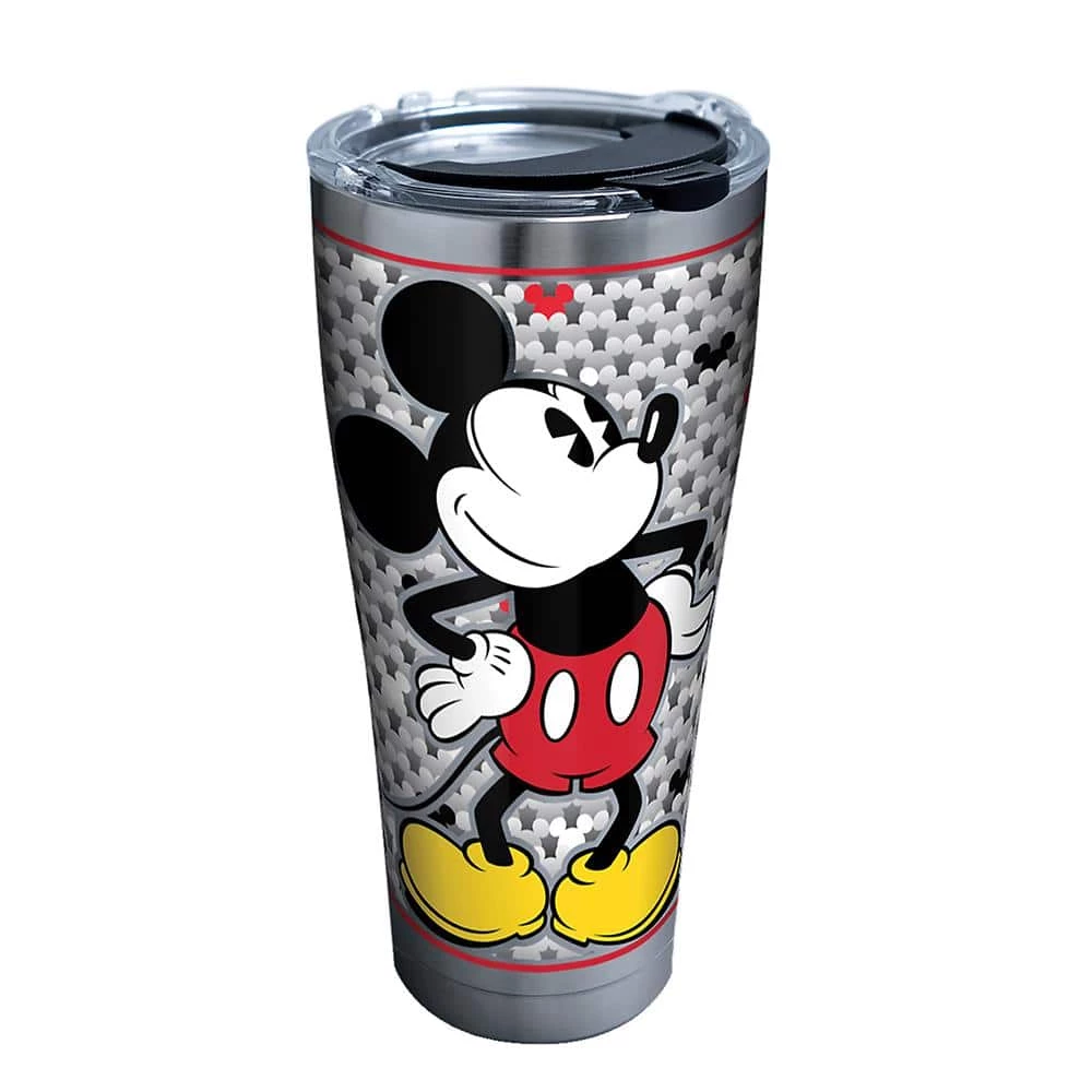 Disney Silver Mickey 30 oz. Stainless Steel Tumbler with Lid by Tervis 1 Disney Silver Mickey 30 oz. Stainless Steel Tumbler with Lid by Tervis