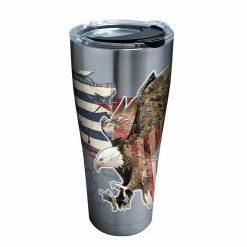 Americana Distressed Flag 30 oz. Stainless Steel Tumbler with Lid by Tervis