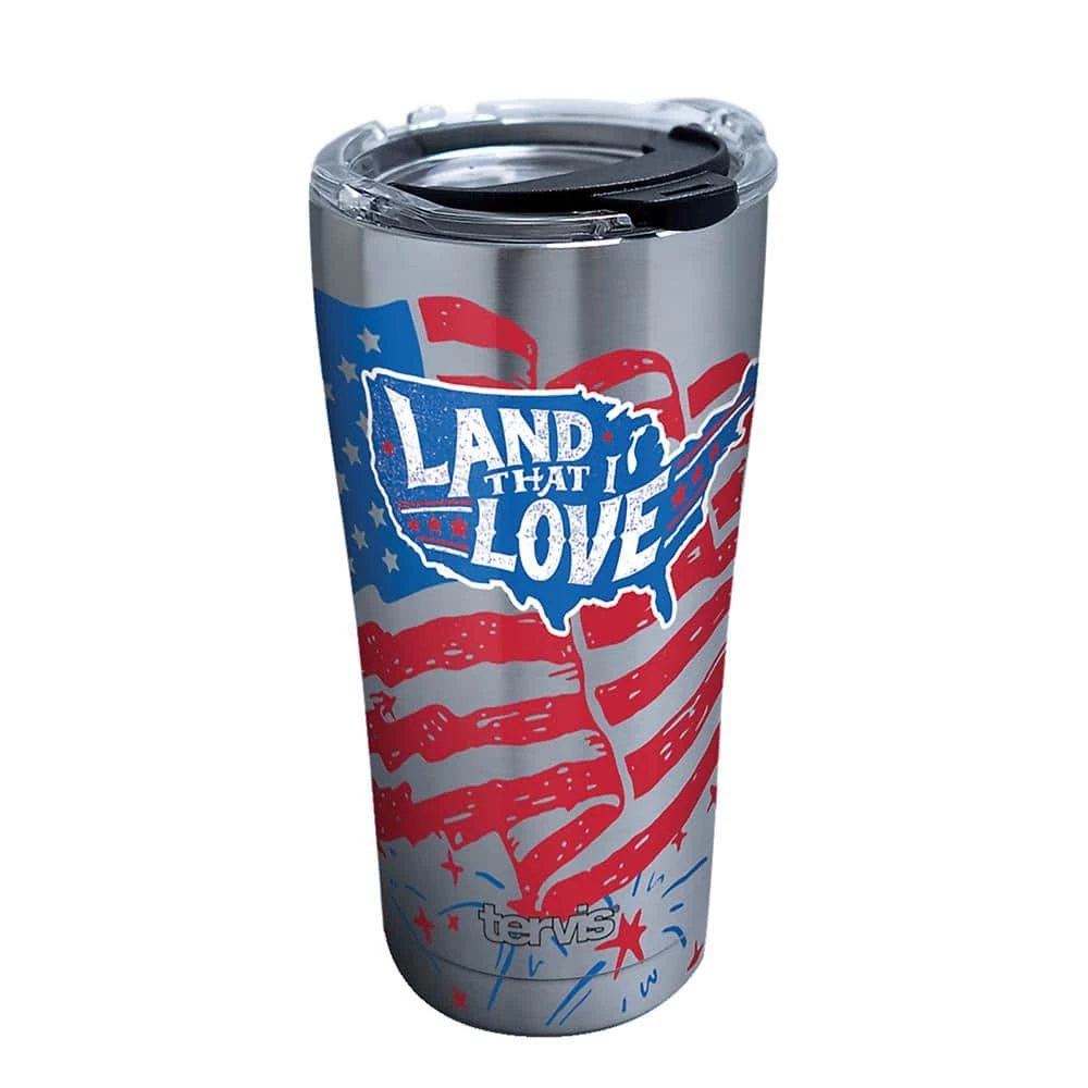 Land That I Love 20 oz. Stainless Steel Travel Mugs Tumbler with Lid by Tervis 1 Land That I Love 20 oz. Stainless Steel Travel Mugs Tumbler with Lid by Tervis