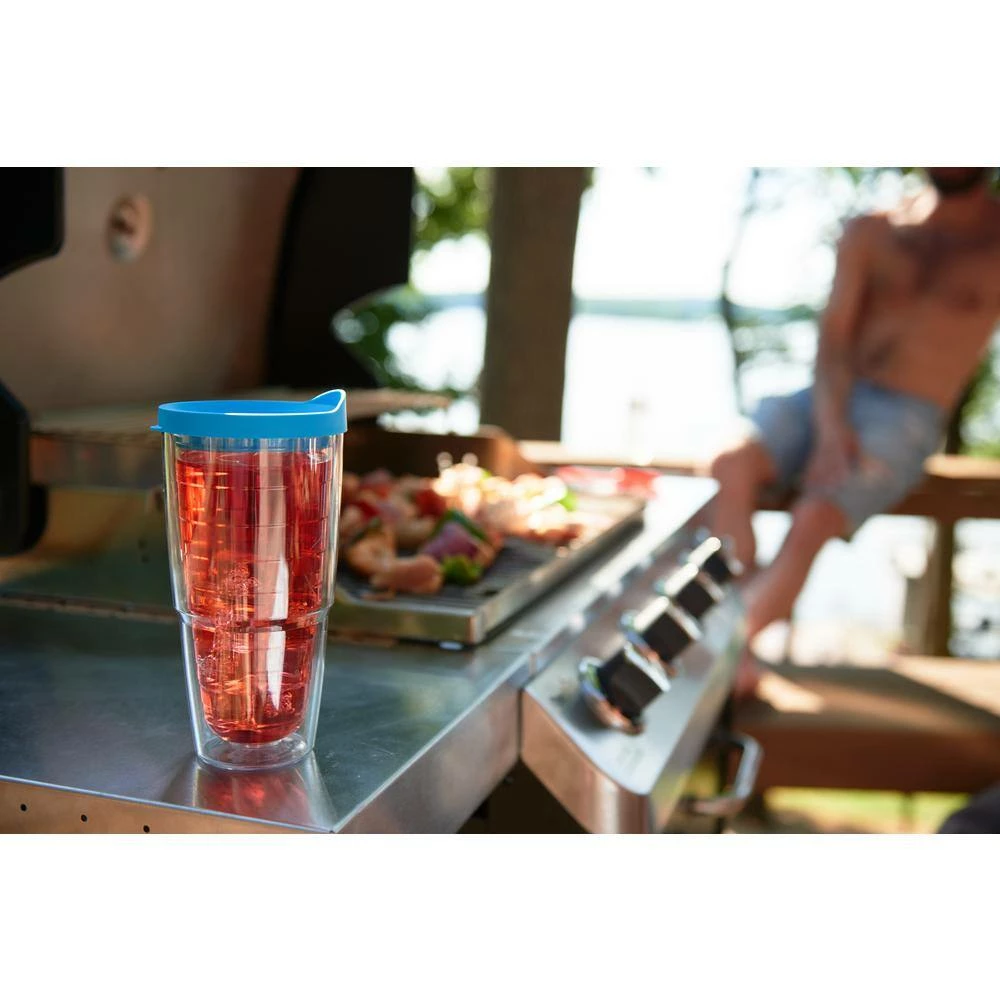 Lets Get Lost 16 oz. Clear Plastic Travel Mugs Double Walled Insulated Tumbler with Travel Lid by Tervis 3 Lets Get Lost 16 oz. Clear Plastic Travel Mugs Double Walled Insulated Tumbler with Travel Lid by Tervis - Image 3