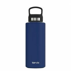 Deepwater 32 oz. Blue Standard Wide Mouth Water Bottle Powder Coated Standard Lid by Tervis