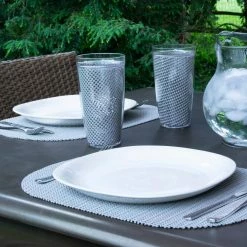 Fishnet 22 oz. Ultimate Gray Doublewall Insulated Drinkware (Set of 4) by Kraftware 6 Fishnet 22 oz. Ultimate Gray Doublewall Insulated Drinkware (Set of 4) by Kraftware -Kraftware Sales Store ultimate gray kraftware drinking glasses sets 39924 4f 1000